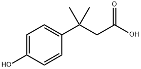 3-(4-hydroxyphenyl)-3-methylbutanoic acid Structure