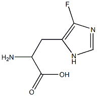 2-amino-3-(5-fluoro-3H-imidazol-4-yl)propanoic acid Structure