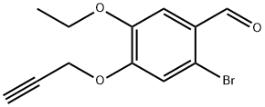 2-bromo-5-ethoxy-4-prop-2-ynoxybenzaldehyde Structure