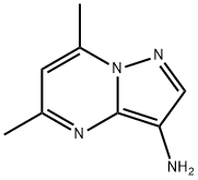 5,7-dimethylpyrazolo[1,5-a]pyrimidin-3-amine 구조식 이미지