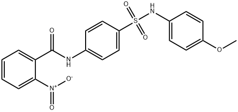 N-(4-{[(4-methoxyphenyl)amino]sulfonyl}phenyl)-2-nitrobenzamide Structure