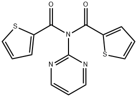 N-pyrimidin-2-yl-N-(thiophene-2-carbonyl)thiophene-2-carboxamide Structure