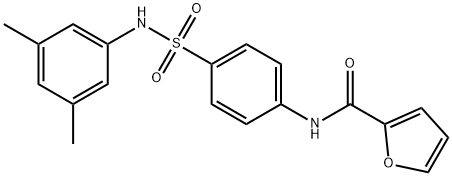 N-(4-{[(3,5-dimethylphenyl)amino]sulfonyl}phenyl)-2-furamide Structure