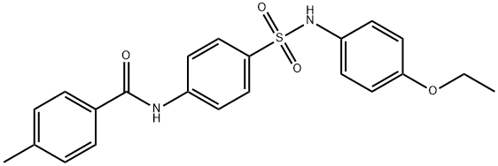 N-(4-{[(4-ethoxyphenyl)amino]sulfonyl}phenyl)-4-methylbenzamide Structure