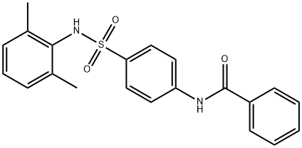 N-(4-{[(2,6-dimethylphenyl)amino]sulfonyl}phenyl)benzamide 구조식 이미지