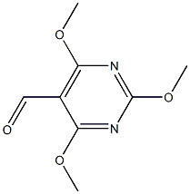 5-Pyrimidinecarboxaldehyde, 2,4,6-trimethoxy- Structure