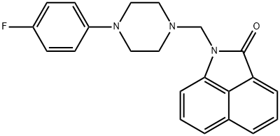 1-((4-(4-fluorophenyl)piperazin-1-yl)methyl)benzo[cd]indol-2(1H)-one Structure