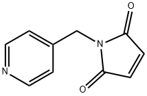 1H-Pyrrole-2,5-dione,1-(4-pyridinylmethyl)- Structure