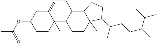 [17-(5,6-dimethylheptan-2-yl)-10,13-dimethyl-2,3,4,7,8,9,11,12,14,15,16,17-dodecahydro-1H-cyclopenta[a]phenanthren-3-yl] acetate Structure