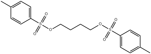 1-methyl-4-[4-(4-methylphenyl)sulfonyloxybutoxysulfonyl]benzene Structure