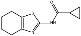 N-(4,5,6,7-tetrahydrobenzo[d]thiazol-2-yl)cyclopropanecarboxamide Structure