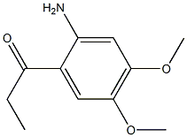 1-Propanone, 1-(2-amino-4,5-dimethoxyphenyl)- Structure