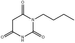 1-Butyl-pyrimidine-2,4,6-trione 구조식 이미지