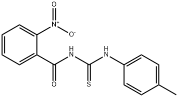 N-{[(4-methylphenyl)amino]carbonothioyl}-2-nitrobenzamide Structure