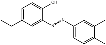 2-[(3,4-dimethylphenyl)diazenyl]-4-ethylphenol 구조식 이미지