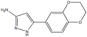 5-(2,3-dihydro-1,4-benzodioxin-6-yl)-1H-pyrazol-3-amine Structure