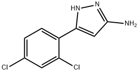 5-(2,4-dichlorophenyl)-1H-pyrazol-3-amine 구조식 이미지