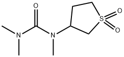 N-(1,1-dioxidotetrahydro-3-thienyl)-N,N,N-trimethylurea 구조식 이미지