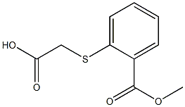 2-Carboxymethylsulfanyl-benzoic acid methyl ester 구조식 이미지