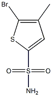 5-bromo-4-methylthiophene-2-sulfonamide Structure