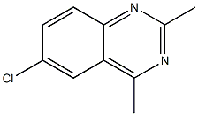 6-Chloro-2,4-dimethylquinazoline Structure