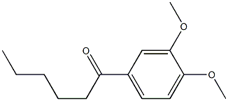 1-(3,4-dimethoxyphenyl)hexan-1-one Structure