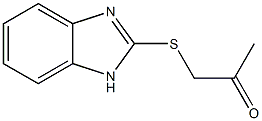 2-Propanone, 1-(1H-benzimidazol-2-ylthio)- Structure