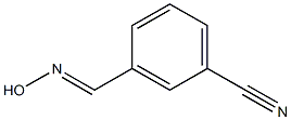 3-[(E)-hydroxyiminomethyl]benzonitrile Structure