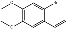 Benzene, 1-bromo-2-ethenyl-4,5-dimethoxy- Structure