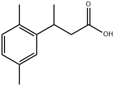 3-(2,5-Dimethyl-phenyl)-butyric acid 구조식 이미지