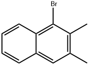 1-Bromo-2, 3-dimethylnaphthalene Structure