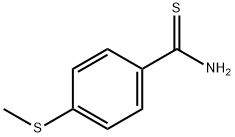 Benzenecarbothioamide, 4-(methylthio)- 구조식 이미지