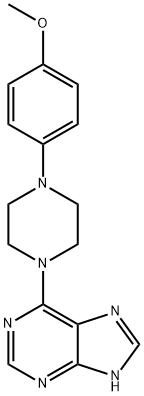 6-(4-(4-methoxyphenyl)piperazin-1-yl)-9H-purine Structure