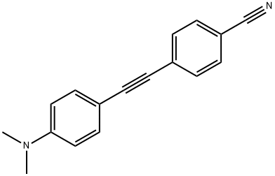 4-((4-(dimethylamino)phenyl)ethynyl)benzonitrile Structure