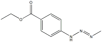 Benzoic acid,4-(3-methyl-2-triazen-1-yl)-, ethyl ester 구조식 이미지