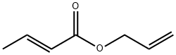 2-Butenoic acid, 2-propenyl ester, (E)- 구조식 이미지