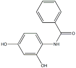 Benzamide,N-(2,4-dihydroxyphenyl)- Structure