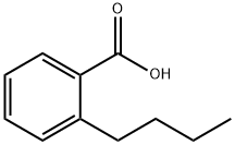 Benzoic acid, 2-butyl- 구조식 이미지