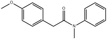 2-(4-methoxyphenyl)-N-methyl-N-phenylacetamide Structure