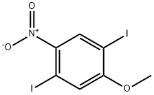 1,4-Diiodo-2-methoxy-5-nitrobenzene Structure