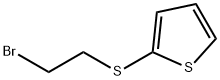 Thiophene, 2-[(2-bromoethyl)thio]- Structure