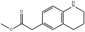 Methyl 2-(1,2,3,4-tetrahydroquinolin-6-yl)acetate 구조식 이미지