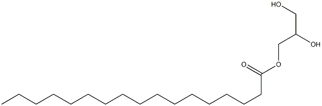 Heptadecanoic acid, 2,3-dihydroxypropyl ester Structure