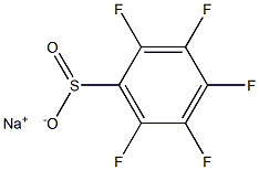 sodium:2,3,4,5,6-pentafluorobenzenesulfinate Structure