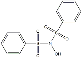 Benzenesulfonamide, N-hydroxy-N-(phenylsulfonyl)- Structure