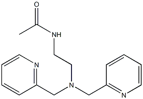 Acetamide, N-[2-[bis(2-pyridinylmethyl)amino]ethyl]- 구조식 이미지