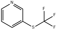 3-Trifluoromethylsulfanyl-pyridine 구조식 이미지