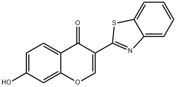 3-(benzo[d]thiazol-2-yl)-7-hydroxy-4H-chromen-4-one 구조식 이미지