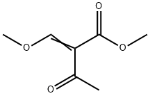 Butanoic acid, 2-(methoxymethylene)-3-oxo-, methyl ester 구조식 이미지