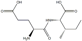 L-Isoleucine, L-a-glutamyl- 구조식 이미지